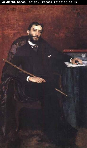Rodolfo Amoedo Retrato de Gonzaga Duque